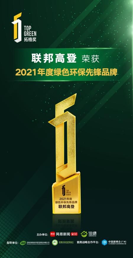 聯(lián)邦高登綠板連續(xù)三年榮獲拓格獎(jiǎng)A+認(rèn)證，樹立家居環(huán)保標(biāo)桿